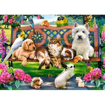 Image 1 of Castorland - Puzzle Pets in the Park - 180 piese