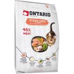 ONTARIO Cat Sterilised Salmon 6, 5kg храна за котки (213-10777)