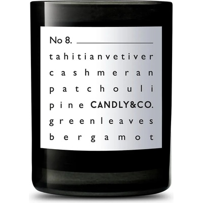 Candly Ароматна соева свещ No. 8 Vetiver & Cashmeran (No8BL)
