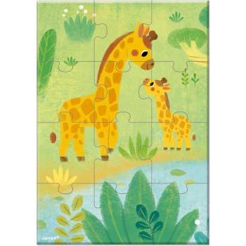 Janod Детски джобен пъзел Janod - Жираф (J02682)
