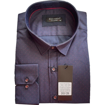 Ego Man pánská košile regular fit EKB-1206 tmavě modrá