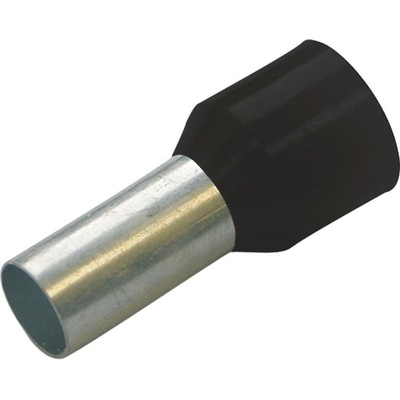 270809 Dutinka izolovaná DIN 1,5 mm2, 10 mm, černá, Haupa