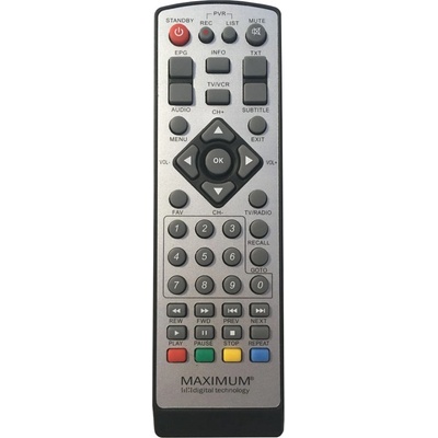 MAXIMUM dvb-t t102/105/106 pvr - оригинален дистанционен контрол СРЕБЪРЕН (dvb-t t102/105/106 pvr)