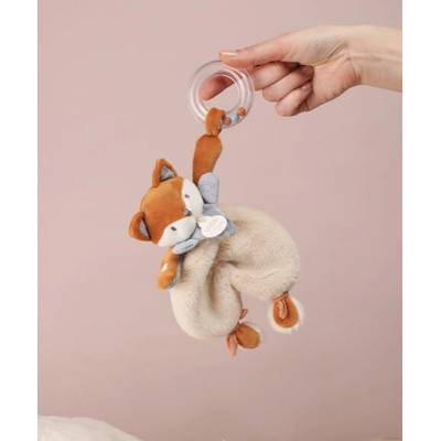 Doudou Dárková sada Plyšová liška Timo s chrastítkem 18 cm