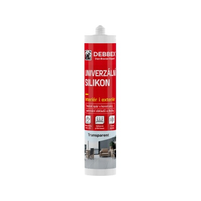 Debbex Univerzální silikon 280ml tran