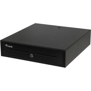 Equip Чекмедже за пари Equip - 351010 (4 бр. хартиени пари + 8 бр. тави за дребни пари (подвижни), RJ11, черно) (351010)