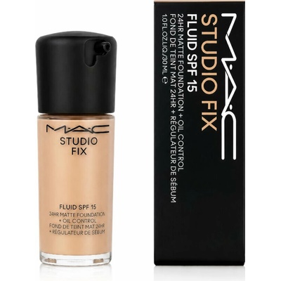 MAC Cosmetics Studio Fix Fluid SPF15 24HR Matte Foundation + Oil Control zmatňujúci make-up SPF15 NW20 30 ml
