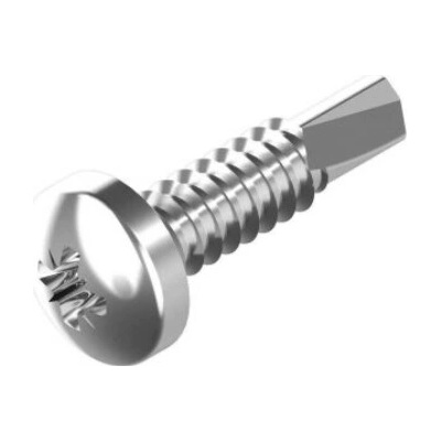 skrutka TEX 3,5*9,5mm polguľatá hlava DIN 7504N