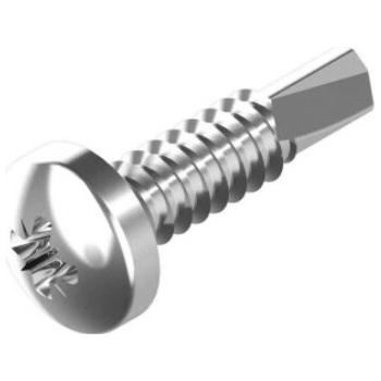 skrutka TEX 3,5*9,5mm polguľatá hlava DIN 7504N