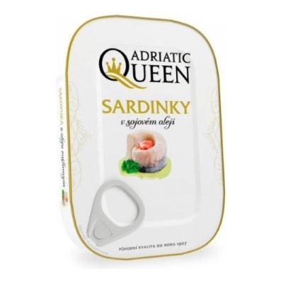 Adriatic Queen Sardinky v sójovom oleji 105 g