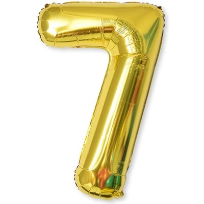 DAALO Nafukovací balónky čísla maxi zlaté 7