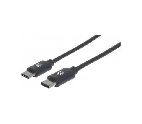 Manhattan 354875 USB-C samec USB-C samec, 2m, černý