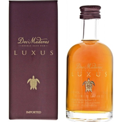 Dos Maderas Luxus Ron Anejo Doble Crianza 40% 0,05 l (karton) – Hledejceny.cz