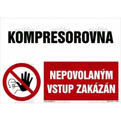 Grafiko | Kompresorovna - Materiál Samolepící PVC folie, Rozměr 210x148mm