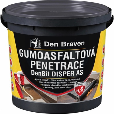 DEN BRAVEN Gumoasfaltová penetrace DenBit DISPER AS 5 kg