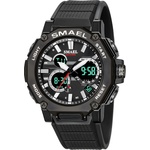 SMAEL Часовник smael tr-14129 - Черен kp14129 Часовници