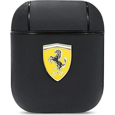 Ferrari Кейс Ferrari FESA2LEBK за AirPods, черен/черен, On Track Leather (3666339046835)