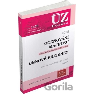 ÚZ 1470 Oceňování majetku