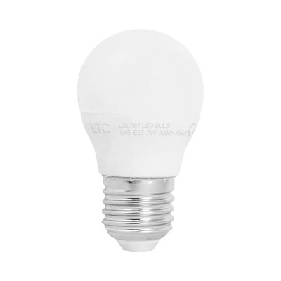 LTC LED žiarovka, G45, E27, SMD, 7W, 230V, teplé biele svetlo, 560 lm.