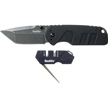 smiths Set nože Campaign s brouskem PP1-Mini Tactical Combo Black