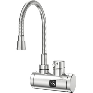 Elite Елeктрическа смесителна батерия ELITE EHSD-2585, Стенен монтаж, Инокс (72585) - topmall