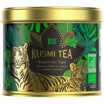 Kusmi Tea Черен чай TCHAI OF THE TIGER Kusmi Tea, тенекиена кутия, 100 гр (KUSMI21685A1070)
