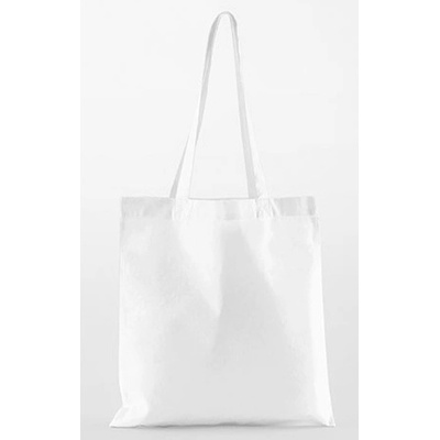 Westford Mill Nákupná bavlnená taška WM161 White 38x42 cm