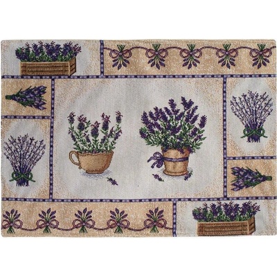 SCANquilt prostírání motiv levandule naturfialová 30x45cm