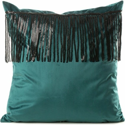 Takoy PREMIUM Zamatová JASPER s našitým dekoratívnym doplnkom s flitrami-HF-386253 45 x 45 cm