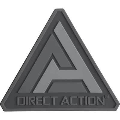 Direct Action Logo Patch PVC - Black