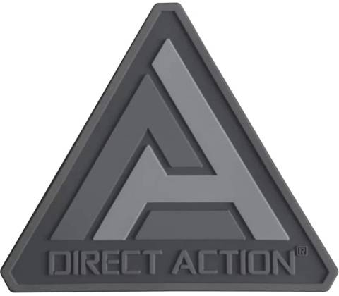 Direct Action Logo Patch PVC - Black