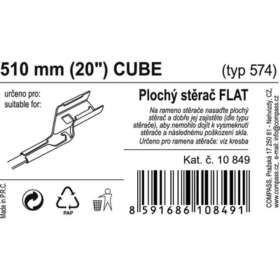 Compass Flat Bulk 510 mm 10849
