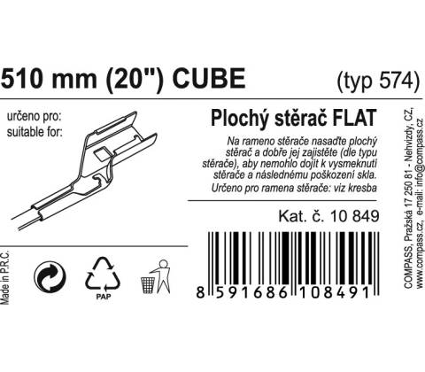 Compass Flat Bulk 510 mm 10849