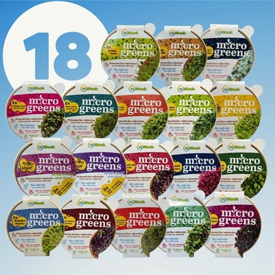 18x Velká sada microgreens semínek inWeek