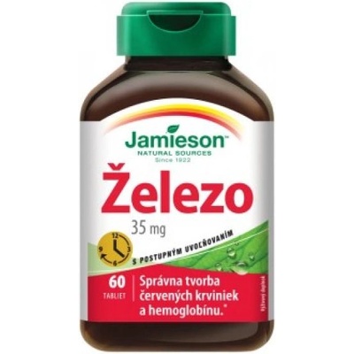 Jamieson Желязо 35mg с постепенно освобождаване 60 таблетки