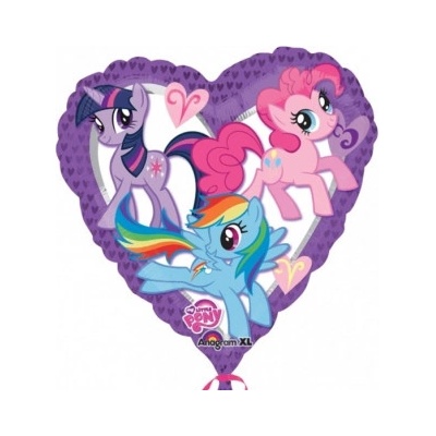 Fóliový balónik srdce My Little Pony 45cm