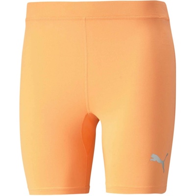 Puma dámske kraťasy LIGA BASELAYER SHORT TIGHT PKN oranžová strieborná