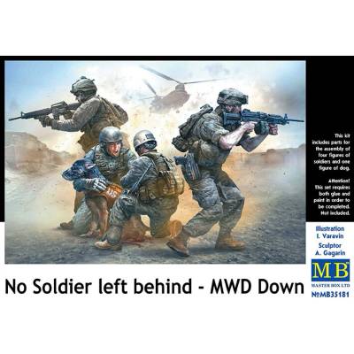 MASTER BOX LTD No Soldier left behind MWD Down MasterBox 1:35