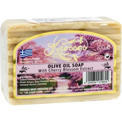 Knossos olivové mydlo s čerešňovým kvetom 100 g