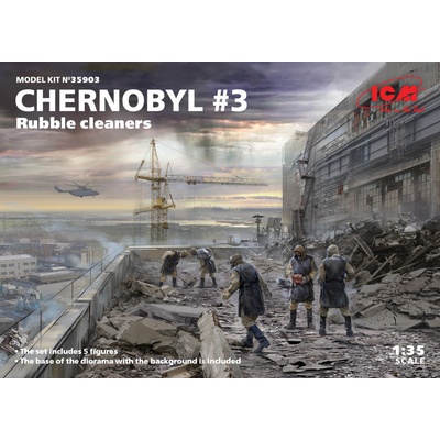 ICM Chernobyl No.3 Rubble Cleaners 1:35