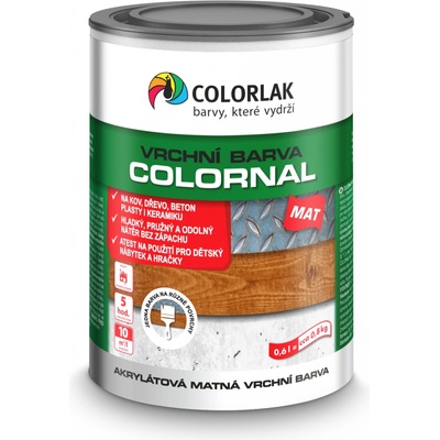 Colorlak Colornal Mat 0,6 L stredná sivá