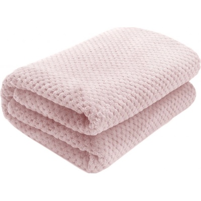 Tutumi Plyšová deka Diamond ružová 200x220