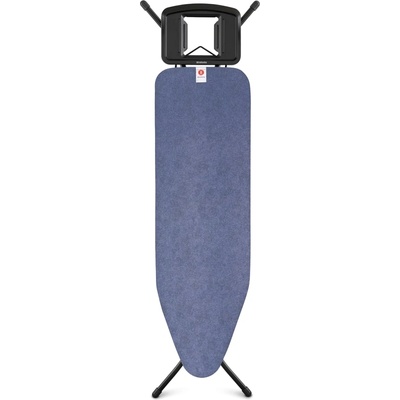 Brabantia Маса за гладене с масивна поставка за ютия Brabantia B - 124 x 38 см, Denim Blue (BRABANTIA 1008299)