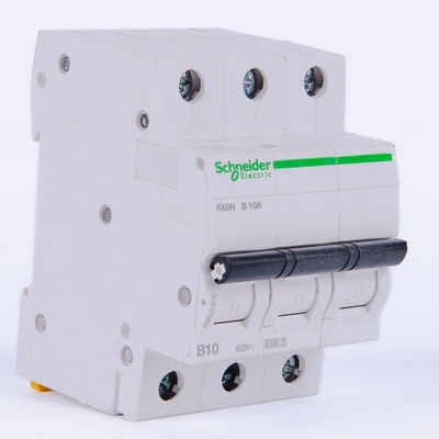 Schneider Electric 3P B10A K60N 6kA A9K01310