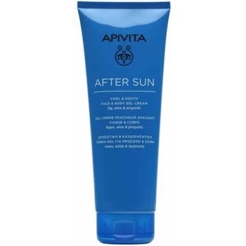 APIVITA Успокояващ лосион за след слънце с Прополис , Алое и Смокиня, Apivita Suncare After Sun Cooling Cream-Gel with Fig, Aloe & Propolis 200ml