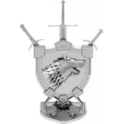 Metal Earth 3D puzzle Hra o trůny: Erb Starků (ICONX) 20 ks
