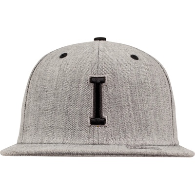 Urban Classics Шапка с козирка в сиво Letter Snapback I UB-10532-00338 - Сив, размер blk/L