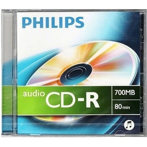 Philips CD-R80 аудио CD със стандартен калъф (PH502547) (PH502547)