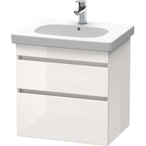 Duravit DuraStyle - Шкафче за умивалник 61x93x45 см, 2 чекмеджета, лъскаво бяло DS648302222 (DS648302222)