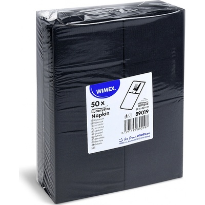Wimex Ubrousek CutleryStar Premium černý 50ks 32x40cm